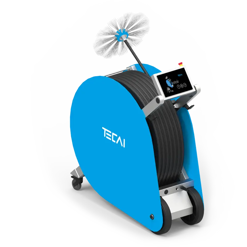 Rotair. Electric air duct cleaning equipment